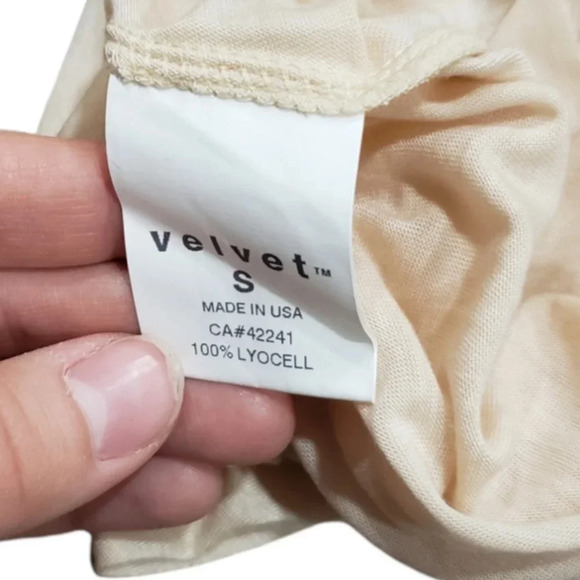 Velvet Jeweled Lyocell Tank Top S - Picture 3 of 4